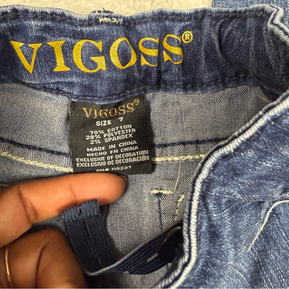 Vigoss Classic Blue Denim Pants - Picture 2 of 4